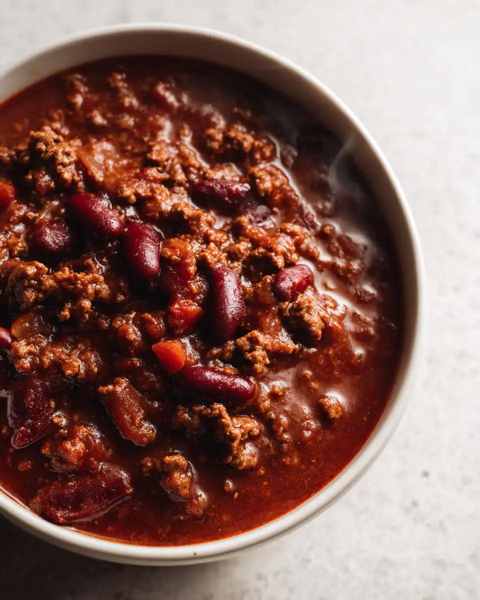 Homemade Chili - detail 2