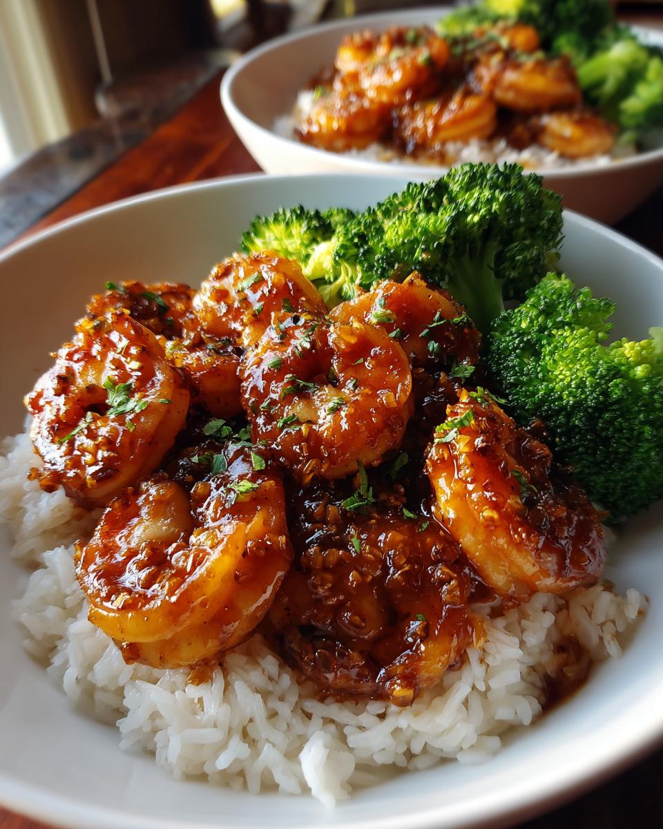 Honey Garlic Shrimp Bowls - detail 1