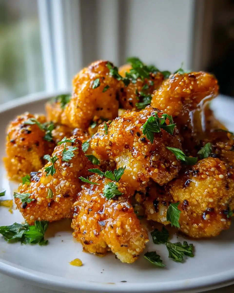 Lemon Pepper Cauliflower Wings (Vegan) - detail 1