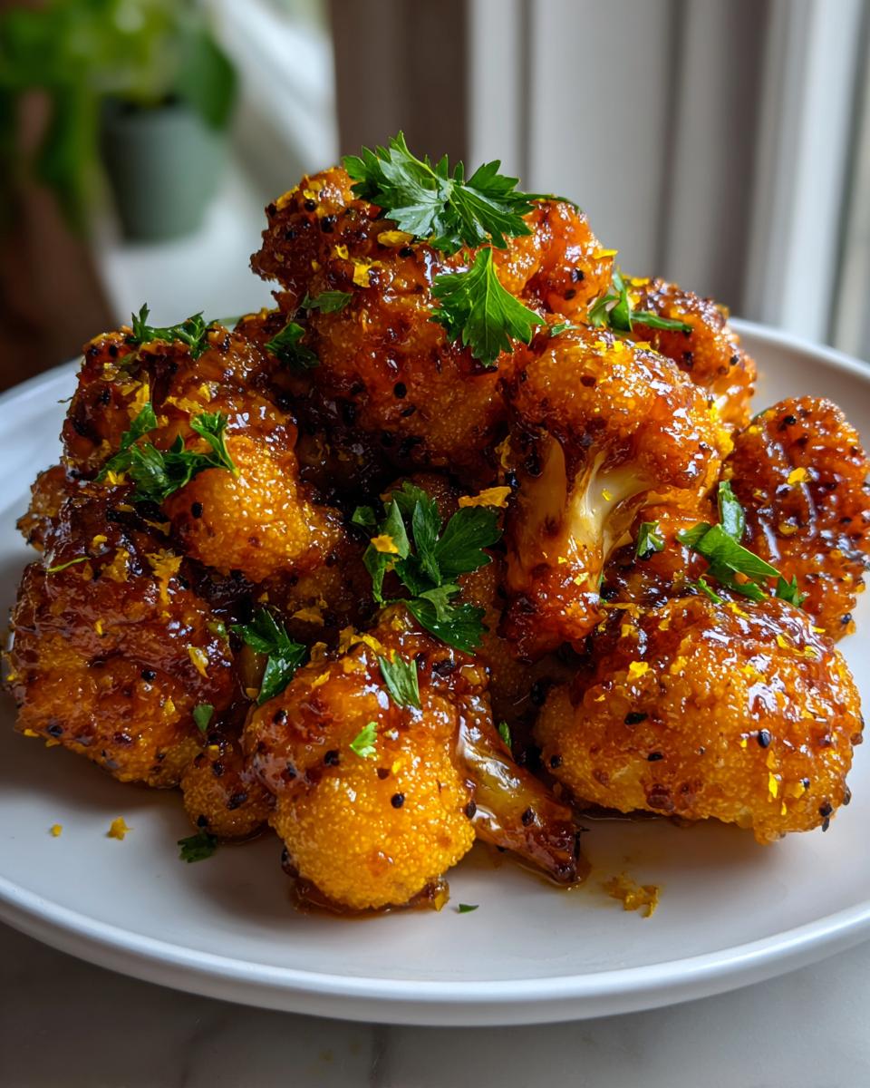 Lemon Pepper Cauliflower Wings (Vegan) - detail 2