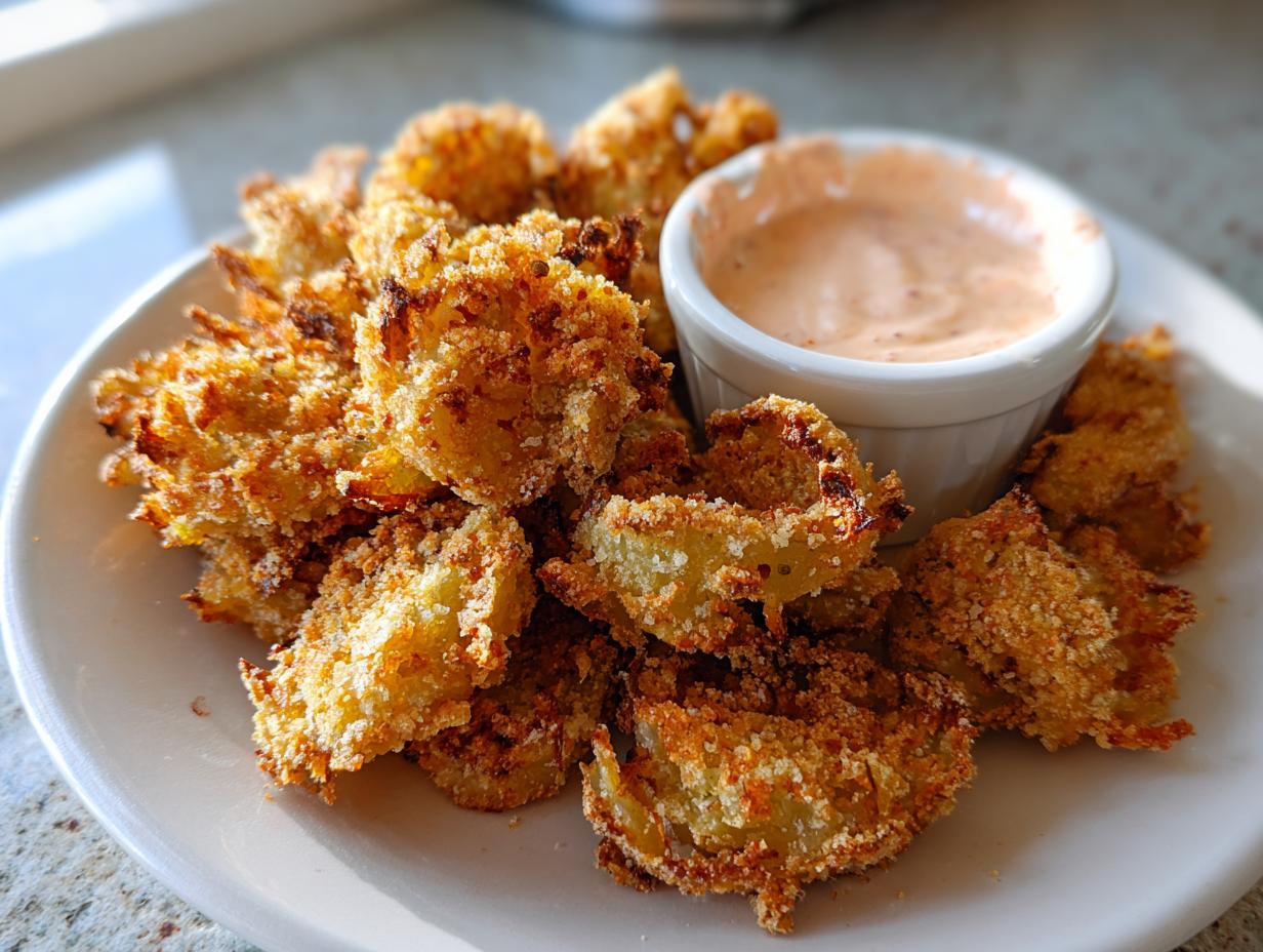 Low Calorie Awesome Blossom Onion Bites: 165 Joyful