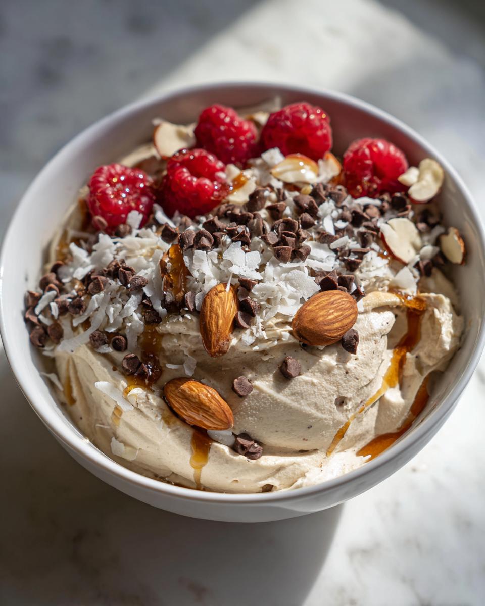 Low Calorie Cottage Cheese Dessert Bowl - detail 1