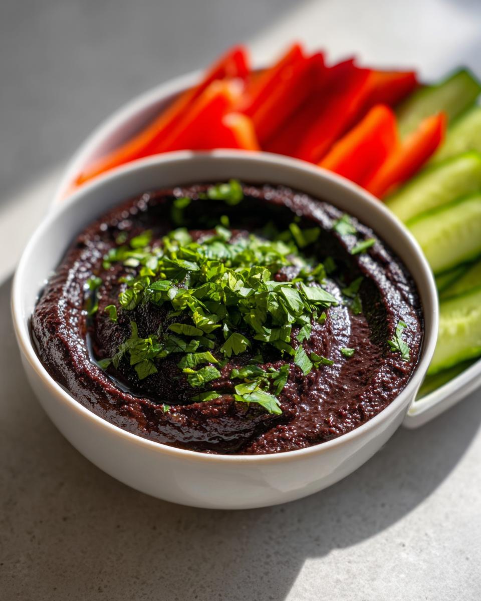 Low-carb bean dip - detail 1