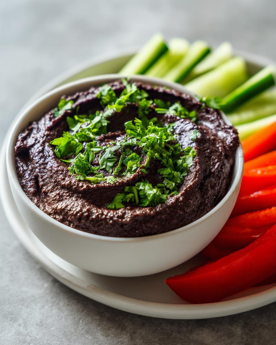 Low-carb bean dip - detail 2