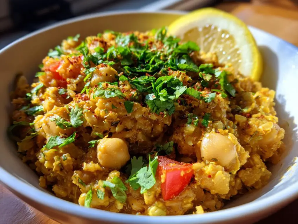 Masala oats high-protein breakfast