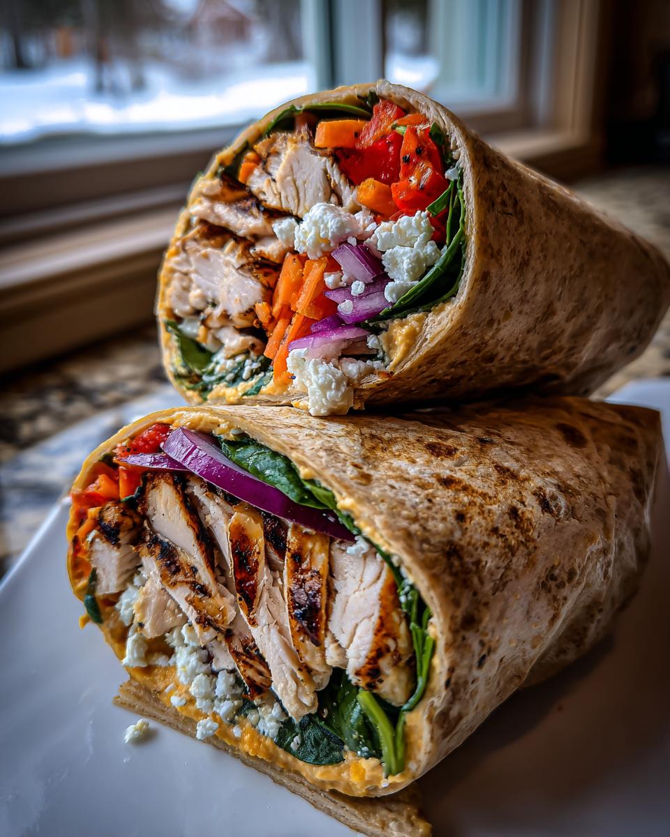 Mediterranean Chicken Wraps - detail 1