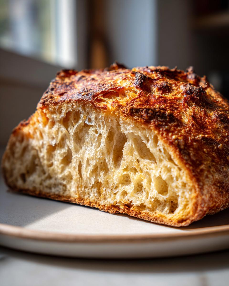 Miracle No Knead Bread - detail 1