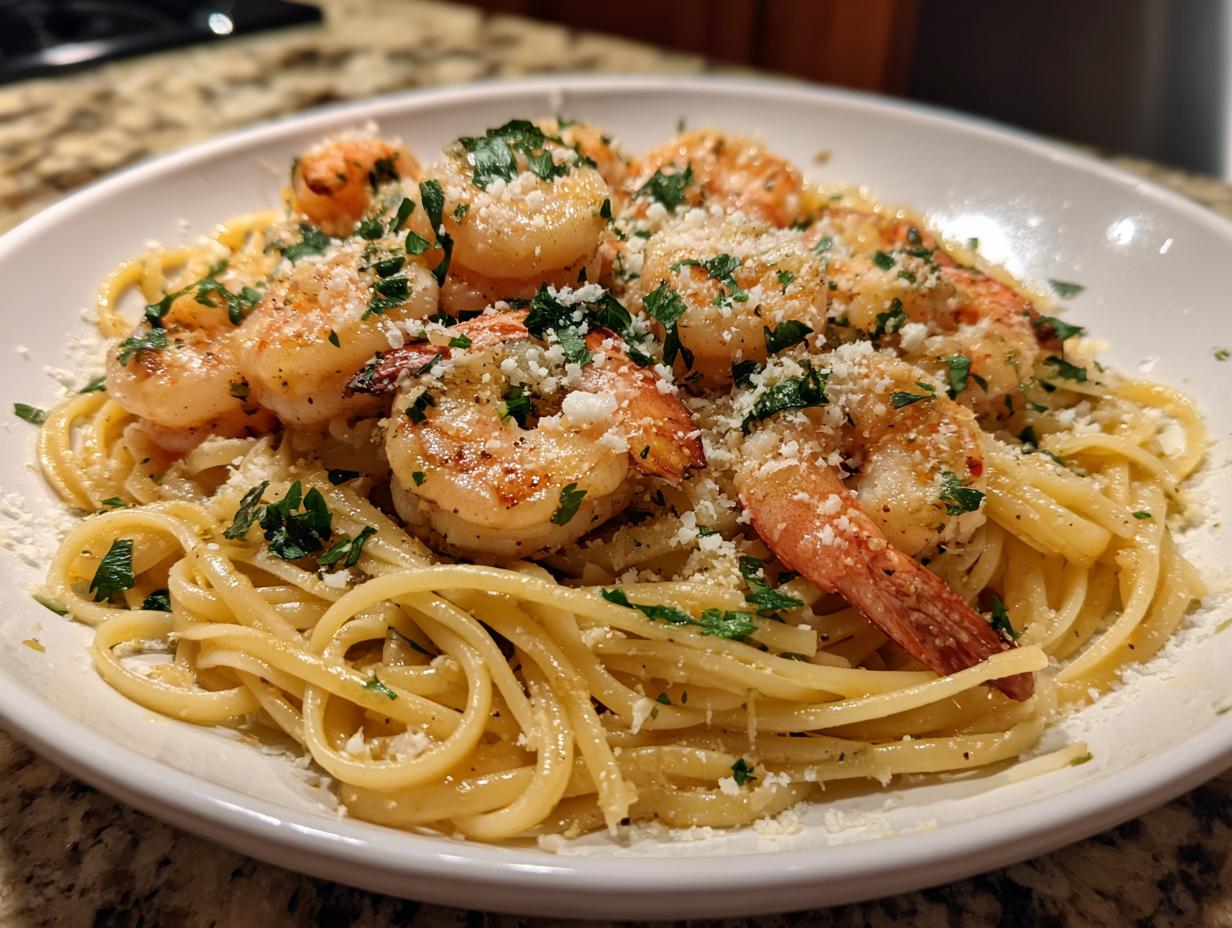 Amazing 30-Min One Pan Shrimp Scampi