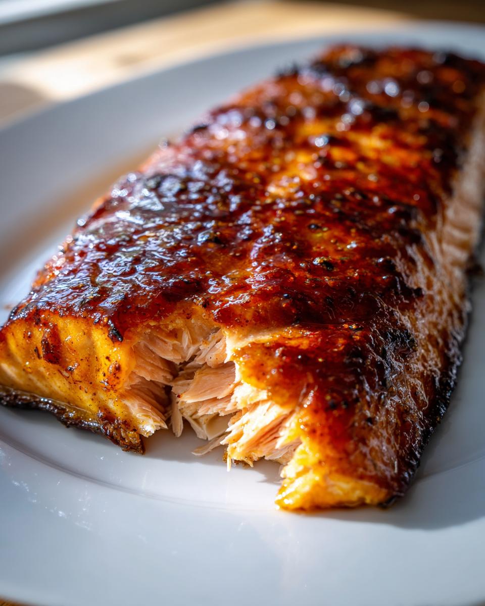 Peach Roasted Salmon - detail 1