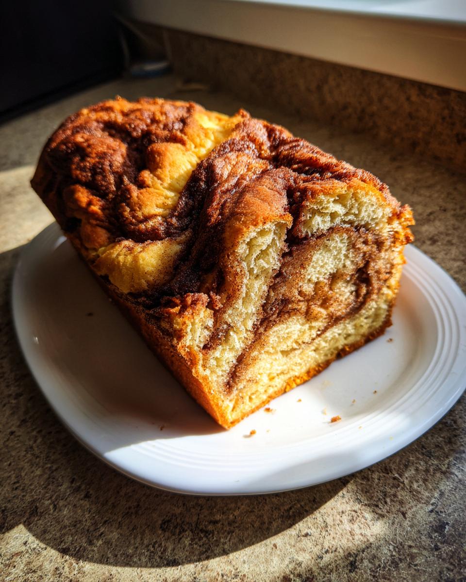 Rich Cinnamon Swirl Pumpkin Brioche Bread - detail 1