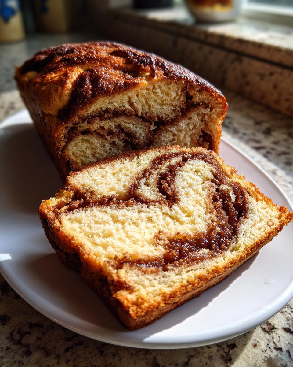 Rich Cinnamon Swirl Pumpkin Brioche Bread - detail 2