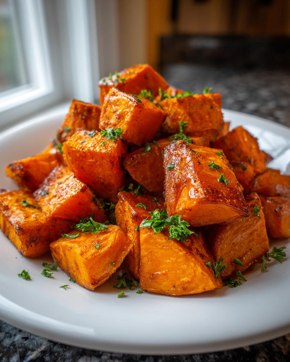 Roasted Sweet Potatoes with Cinnamon & Honey - detail 1