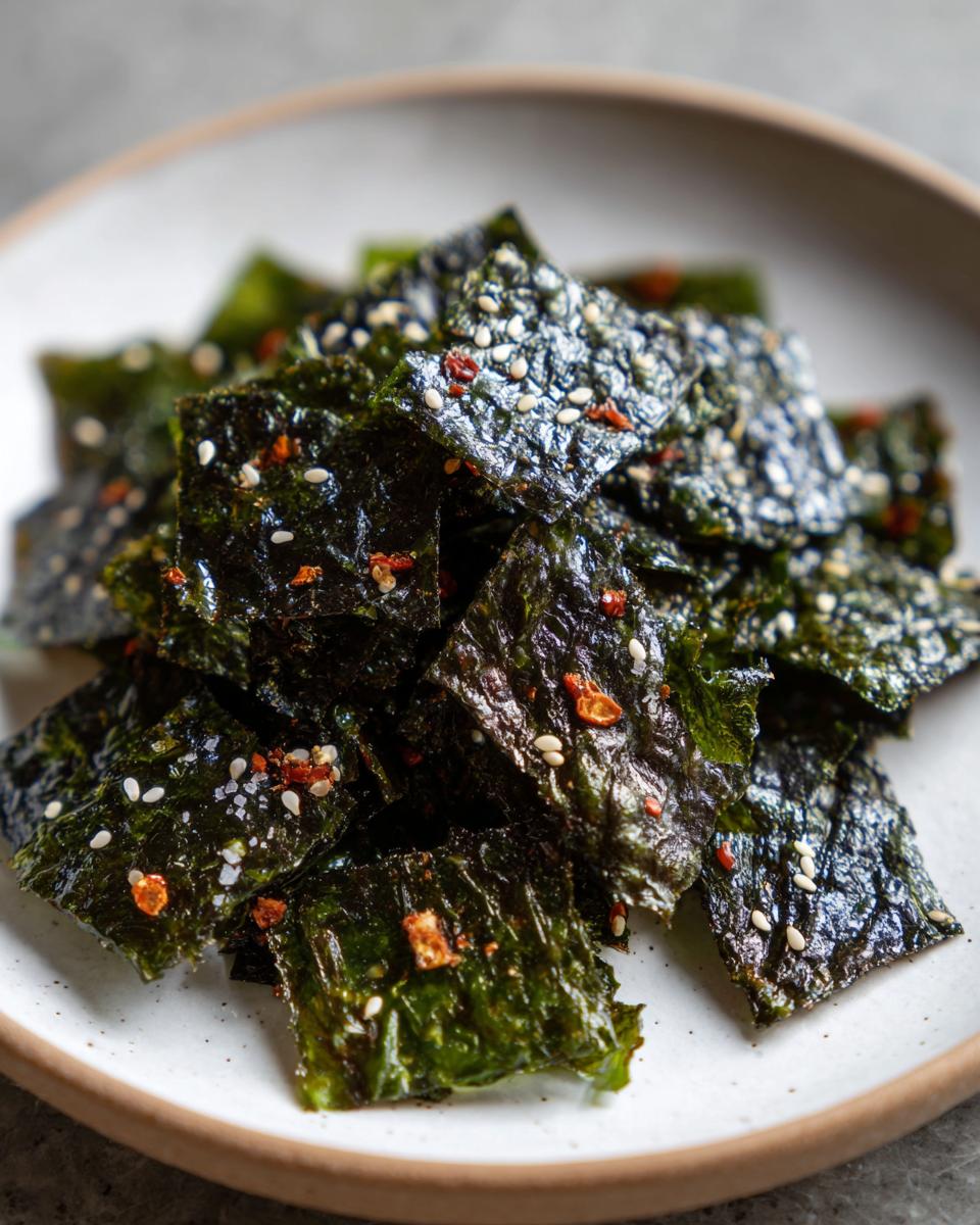 Roasted seaweed snack chips - detail 1