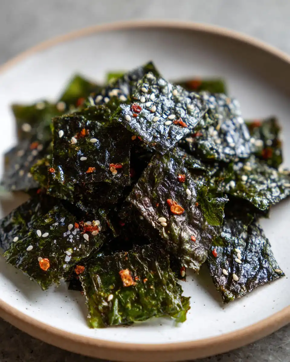 Roasted seaweed snack chips - detail 1