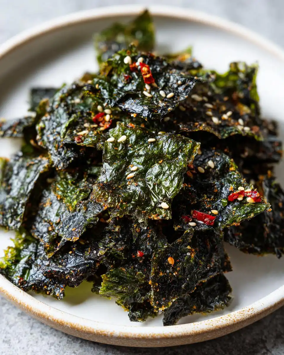 Roasted seaweed snack chips - detail 2