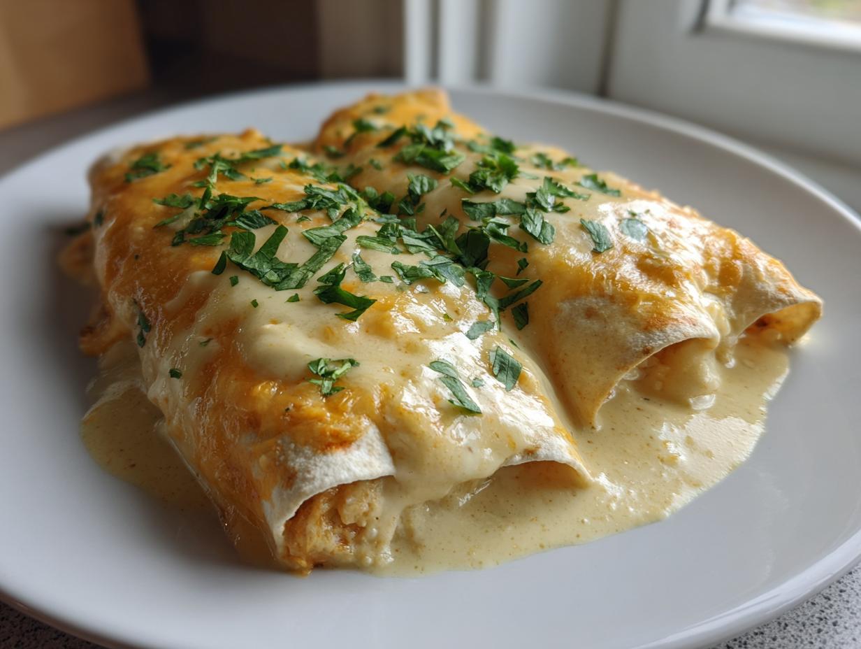 Awesome Shredded Chicken Enchiladas in 4 Steps