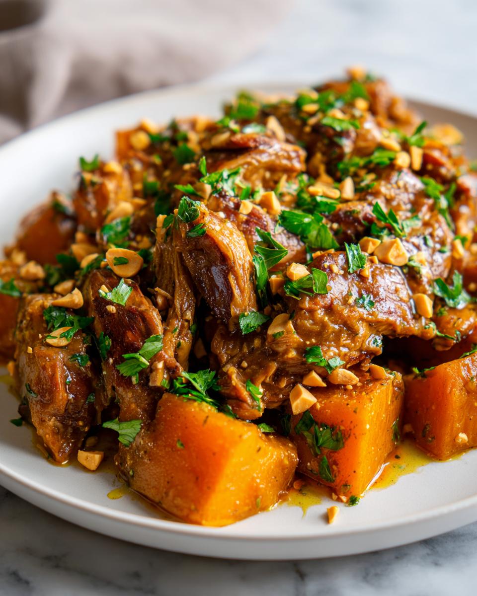 Slow-Cooked Thai Peanut Chicken - detail 2