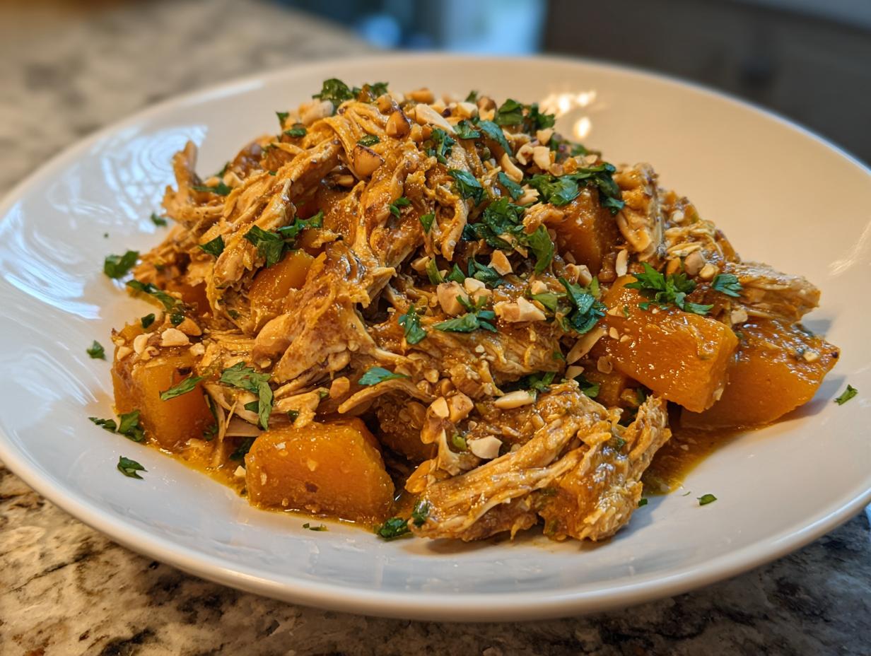 Slow-Cooked Thai Peanut Chicken: 1 Great Meal