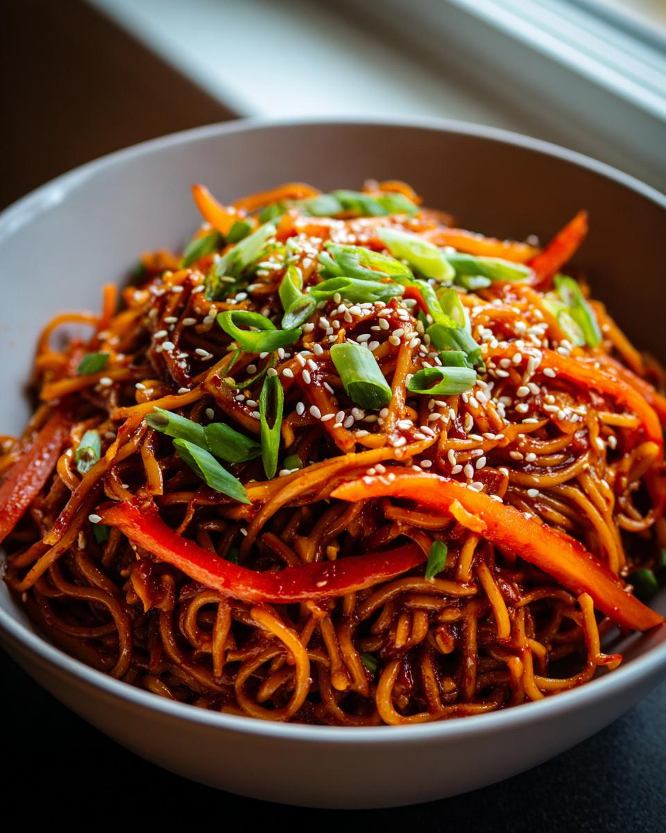 Spicy gochujang noodles - detail 1