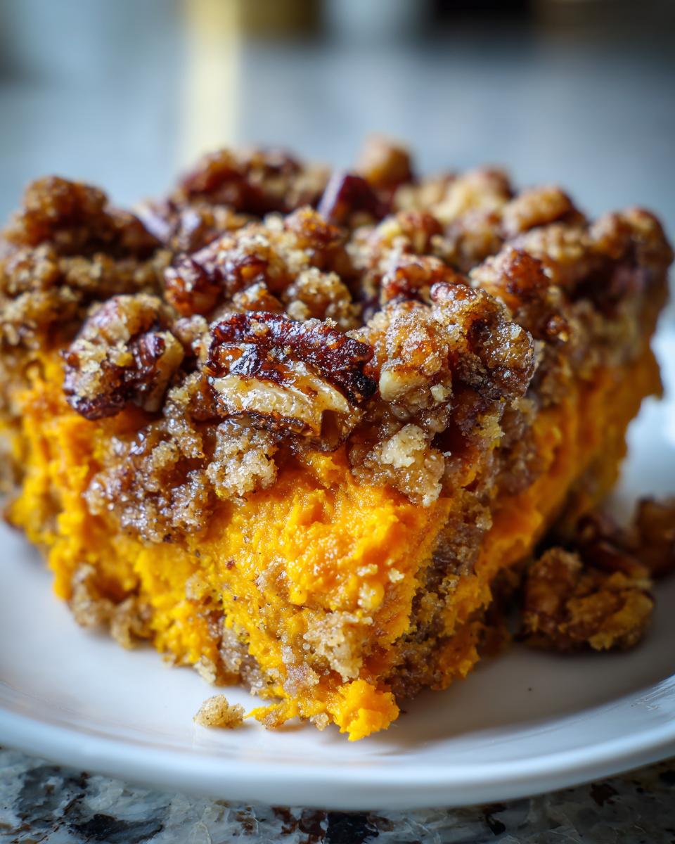 Sweet Potato Casserole With Pecan Crumble - detail 1