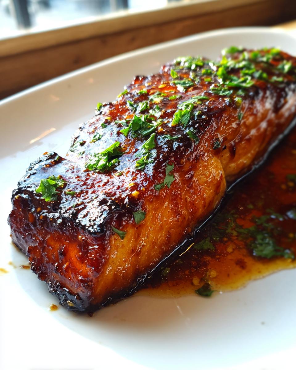 Texas Roadhouse Style Baked Salmon - detail 2