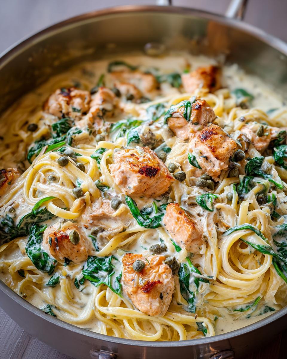 The Best Creamy Salmon Pasta - detail 1