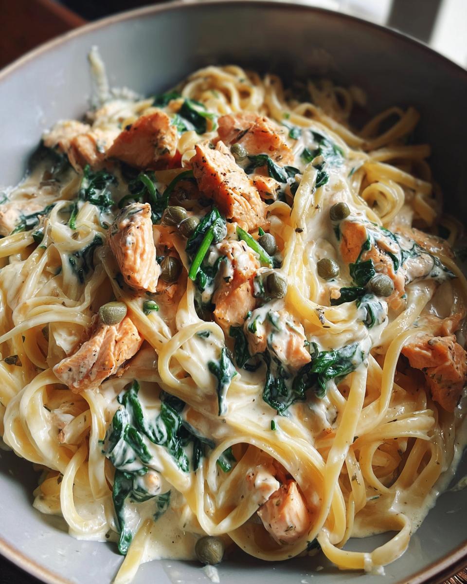 The Best Creamy Salmon Pasta - detail 2