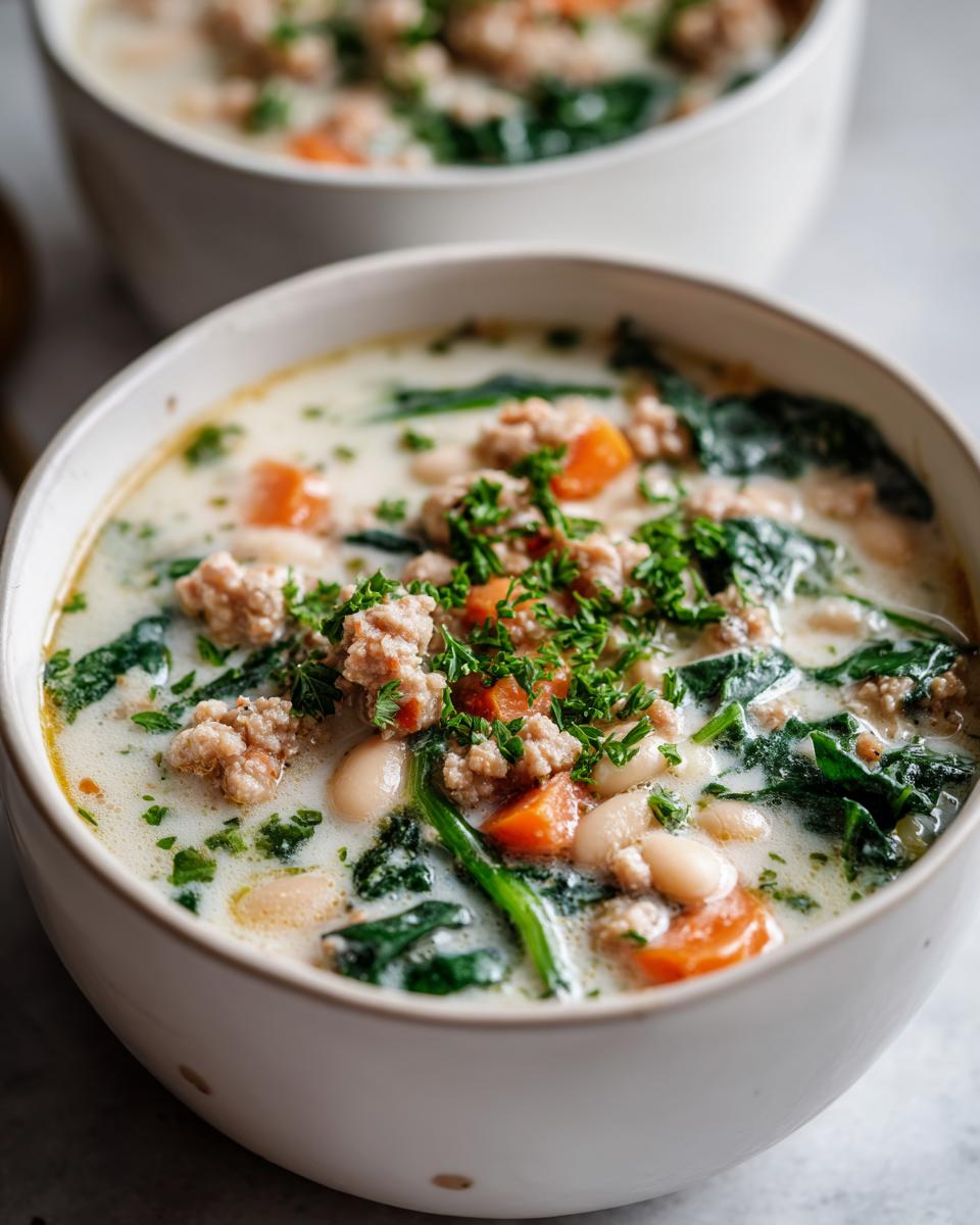 Tuscan White Bean Soup - detail 1