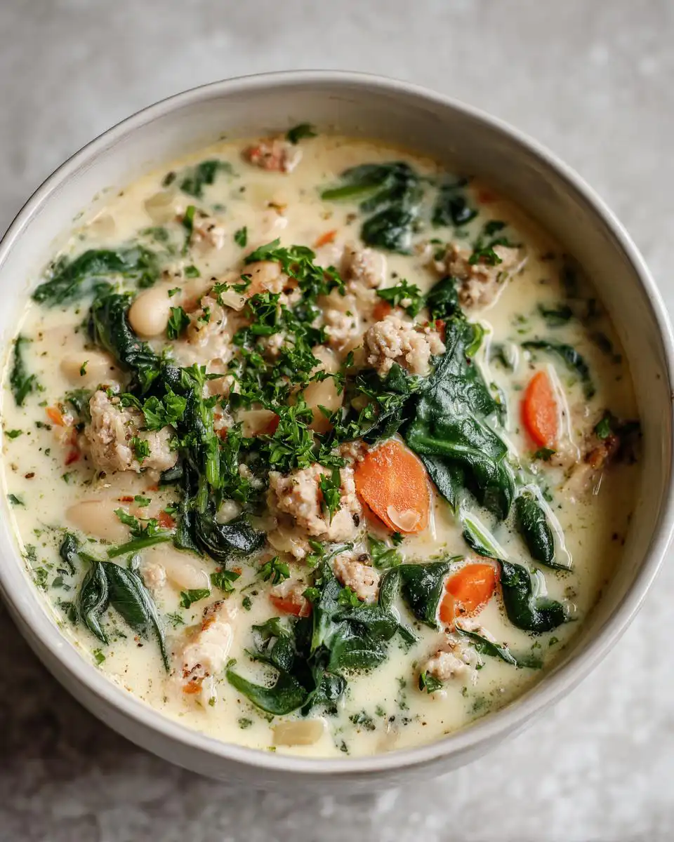 Tuscan White Bean Soup - detail 2
