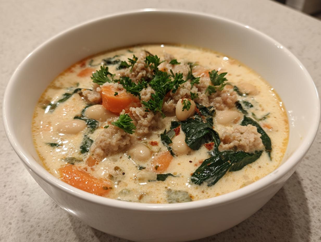 Amazing 50-Minute Tuscan White Bean Soup
