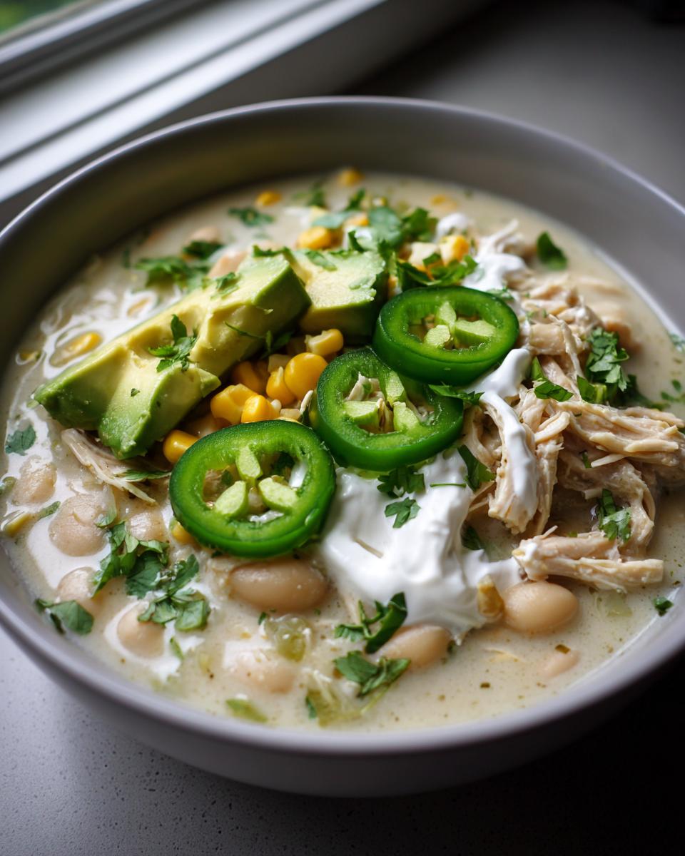 White Chicken Chili for winter - detail 2