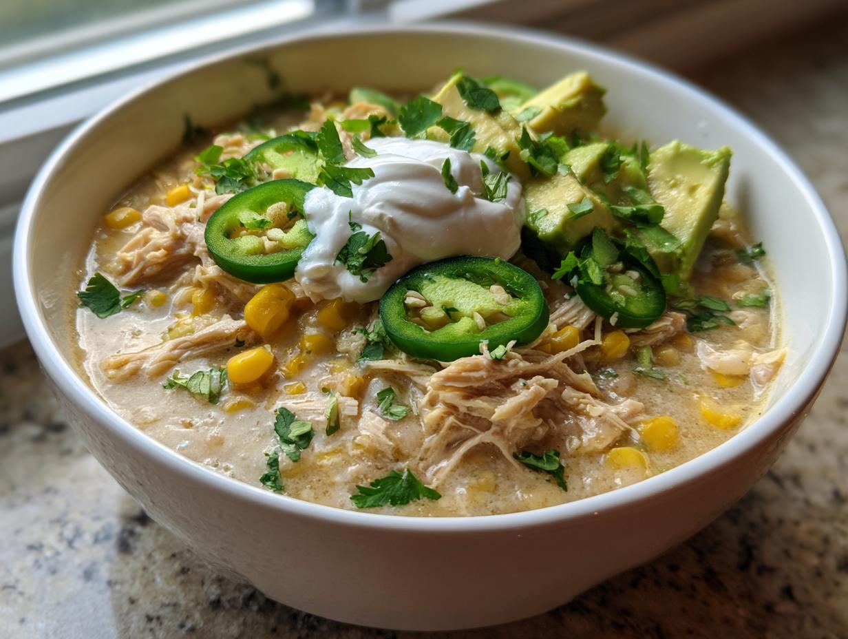 Best White Chicken Chili for winter 1 bowl