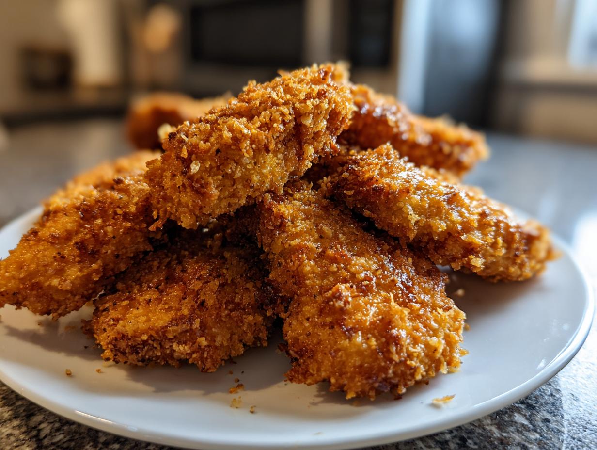 Crispy air fryer chicken tenders: 1 secret