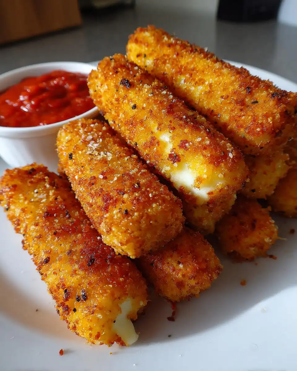 air fryer mozzarella sticks homemade - detail 2
