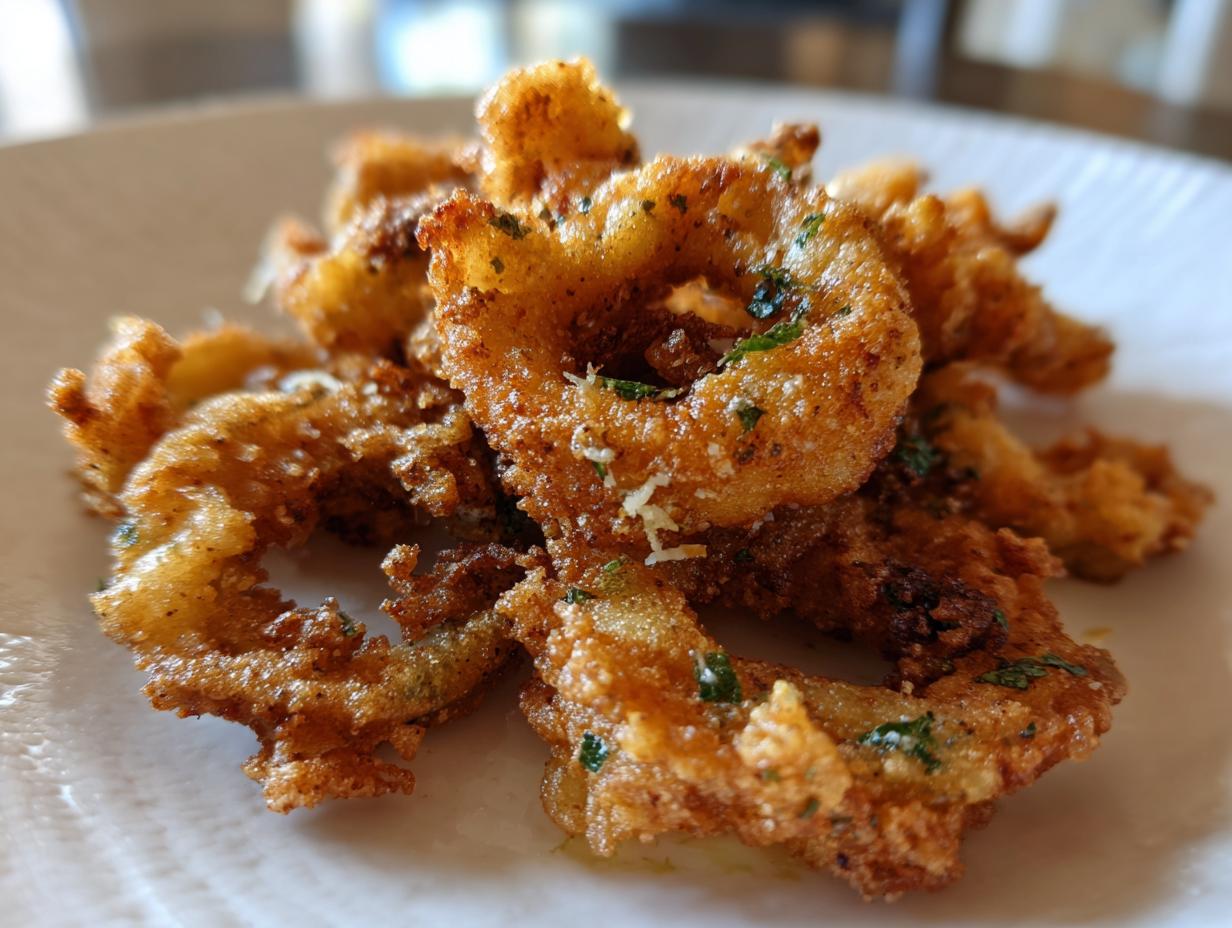 Amazing air fryer pickle onion rings low carb