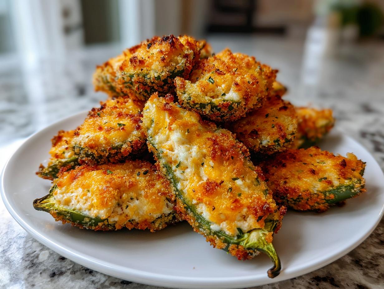 Amazing 8 Minute Air Fryer Stuffed Jalapeno Poppers