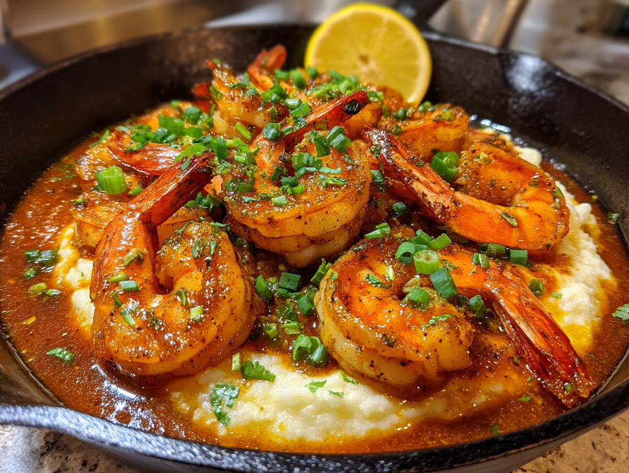 Decadent bbq butter shrimp in 20 minutes