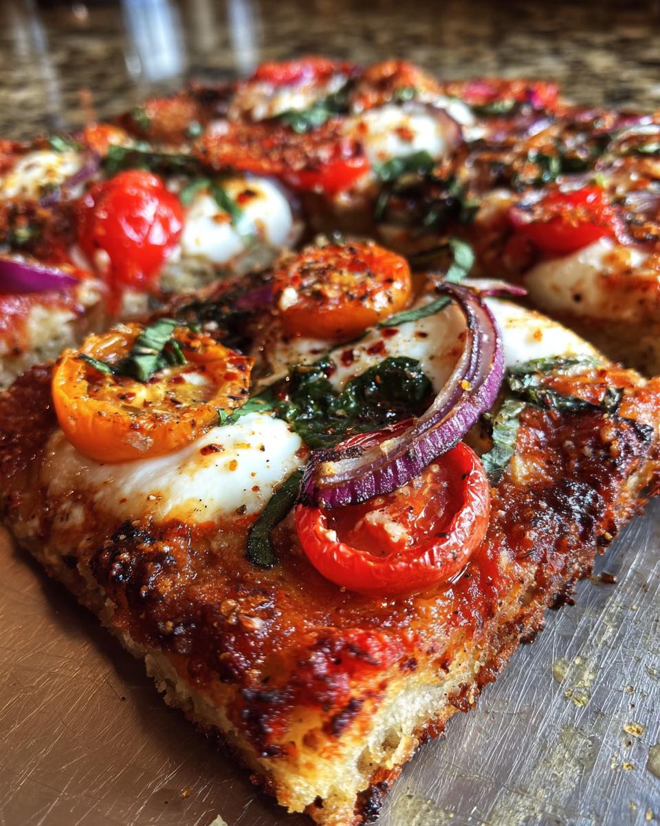 cottage cheese flatbread pizza low calorie - detail 2