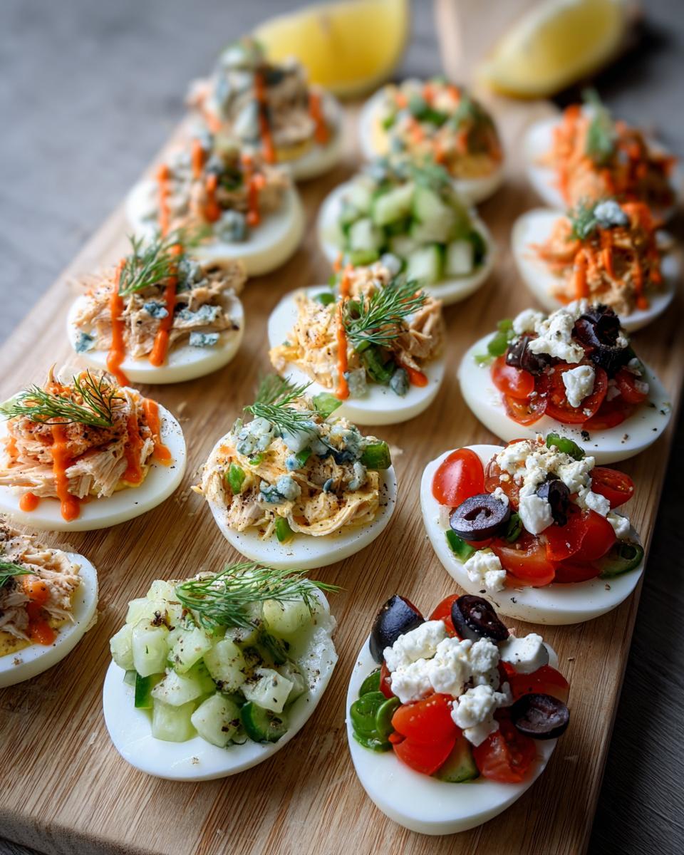 egg flight snack board low carb protein - detail 1