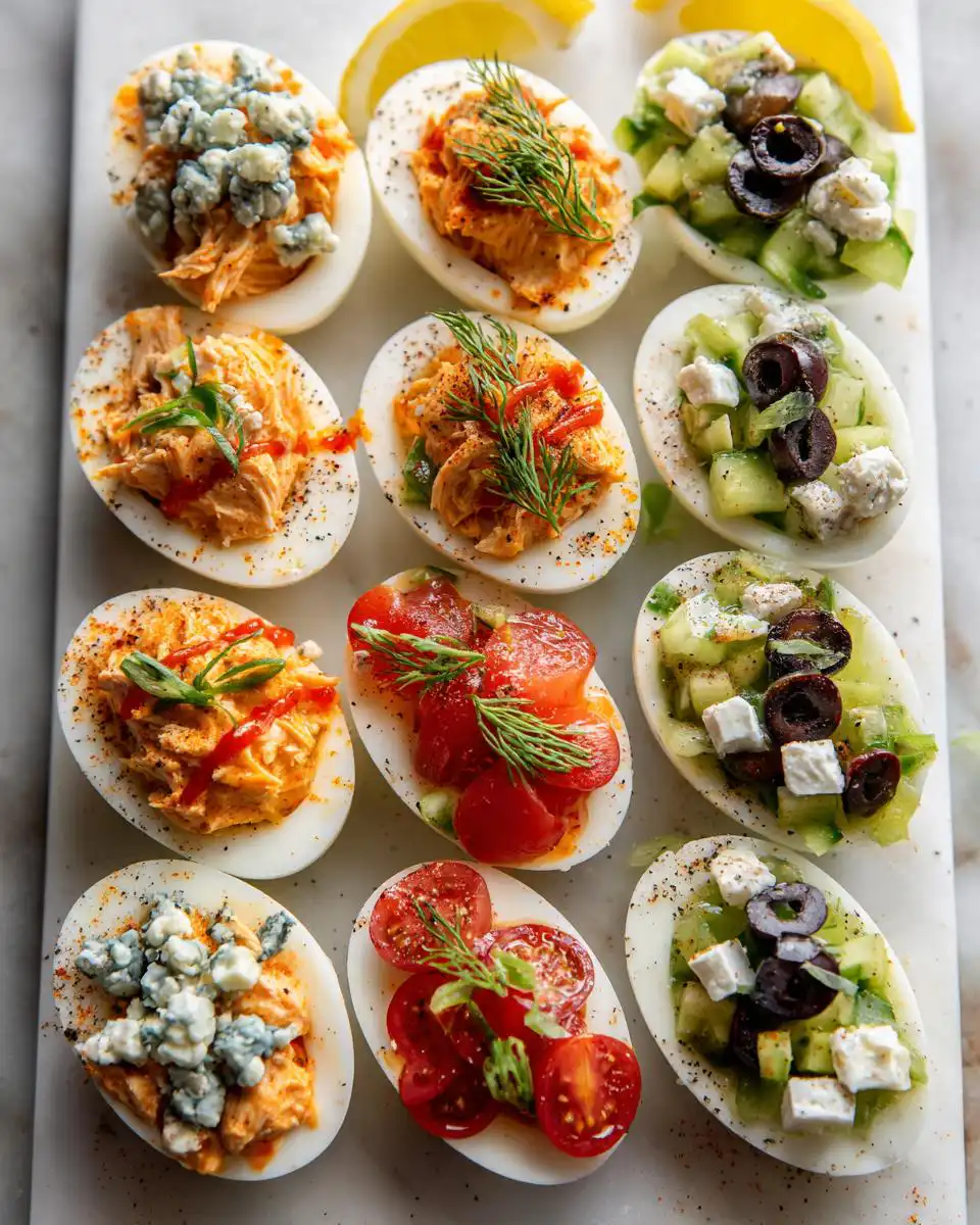 egg flight snack board low carb protein - detail 2