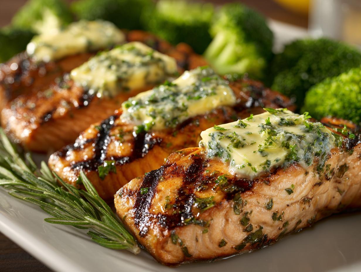 Divine herb grilled salmon in 4 simple steps