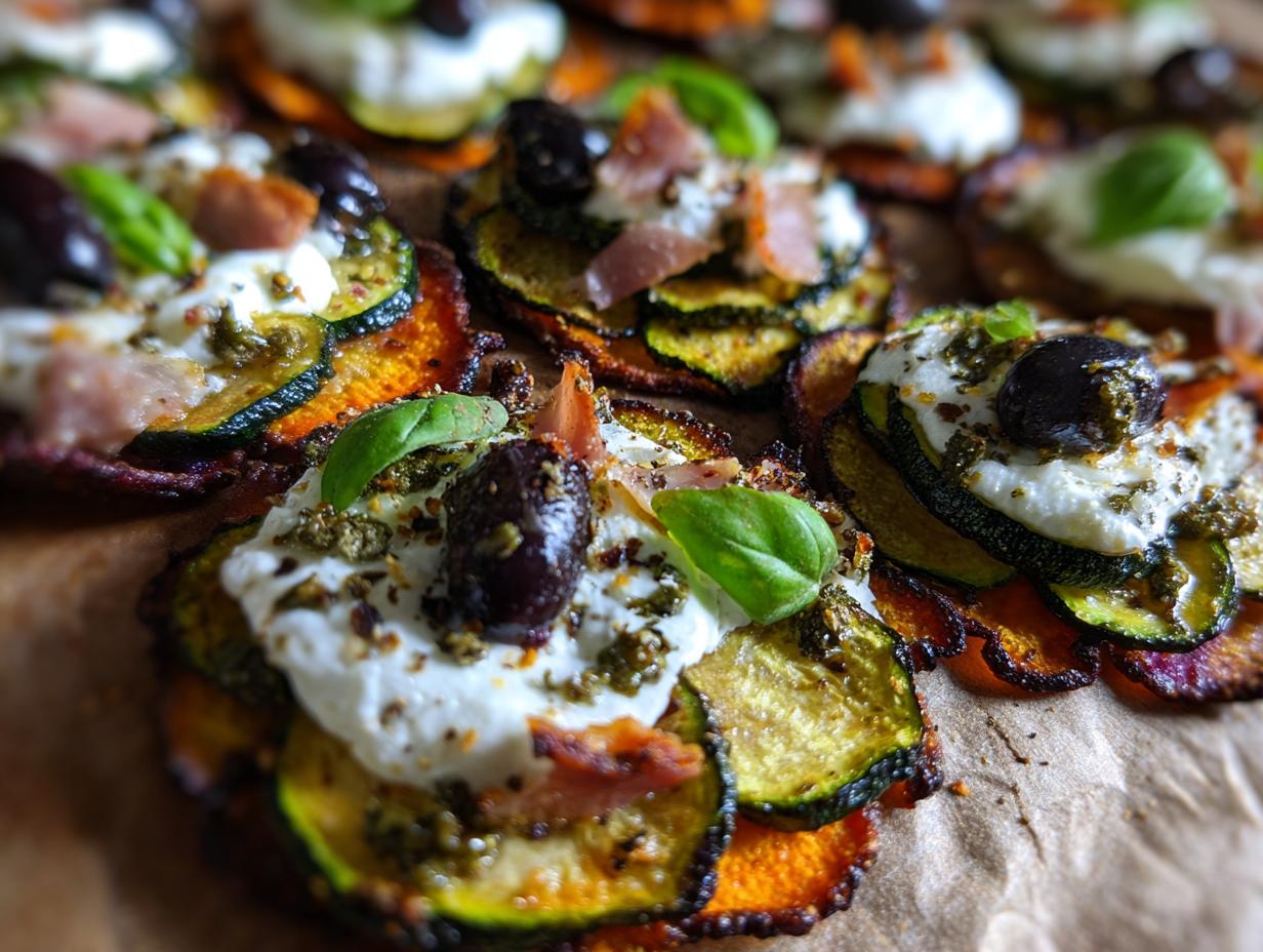 Amazing 3-step low-calorie charcuterie chips