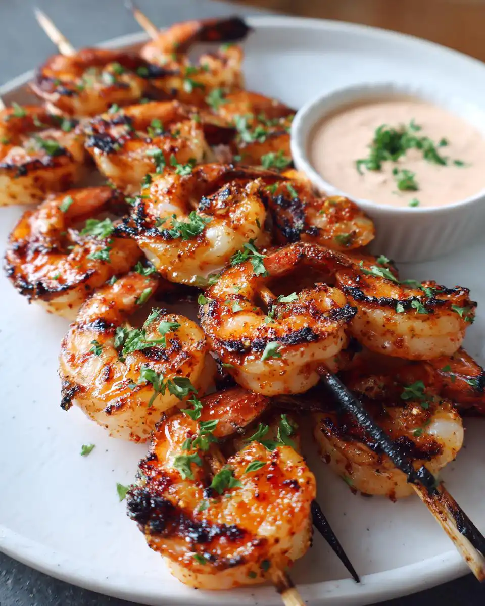 spicy grilled shrimp - detail 1
