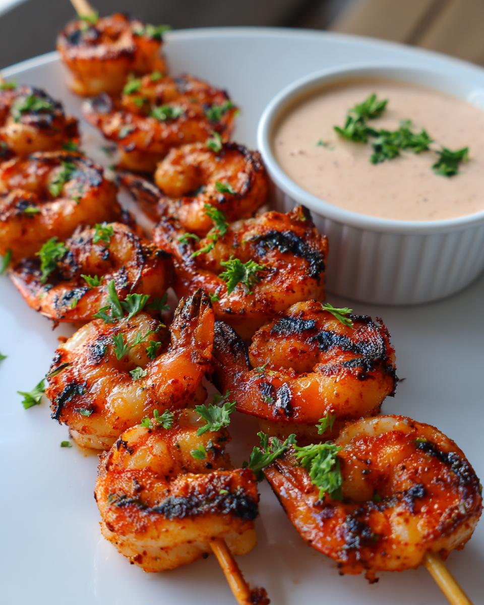 spicy grilled shrimp - detail 2