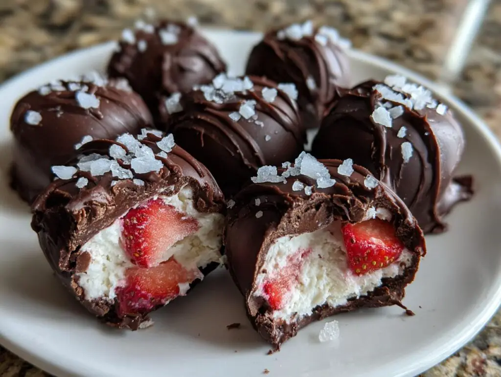 strawberry Greek yogurt cluster bites frozen