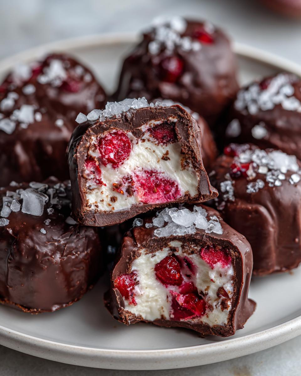 strawberry Greek yogurt cluster bites frozen - detail 2