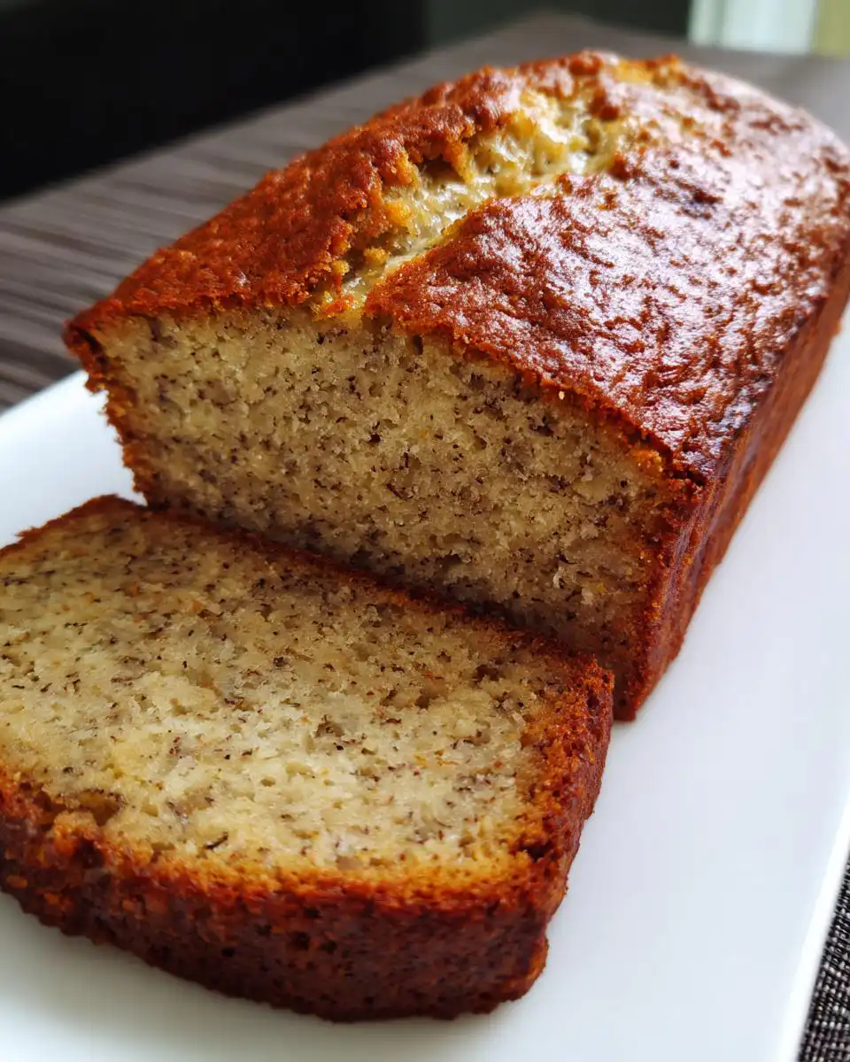 Banana bread with applesauce - detail 1