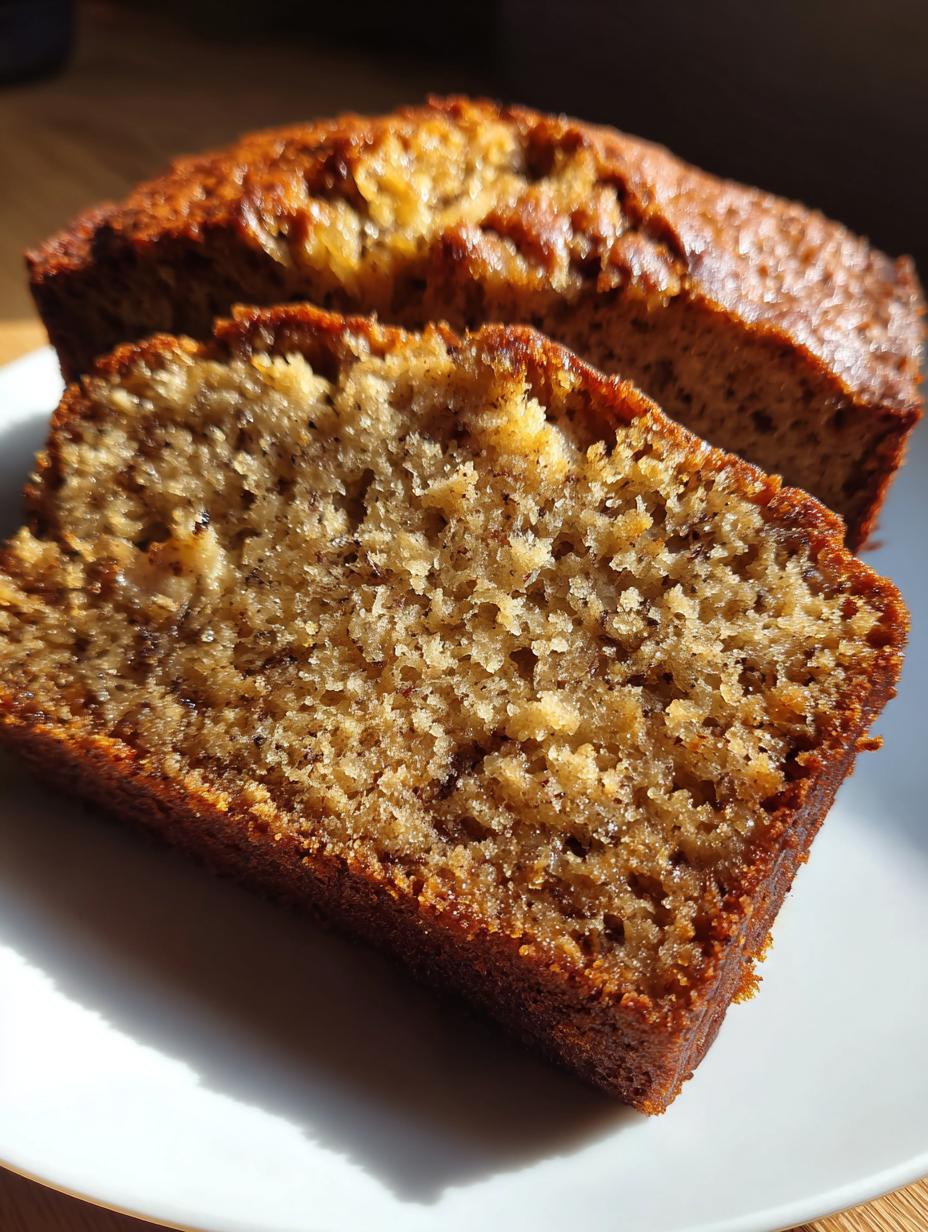 Banana bread with applesauce - detail 2