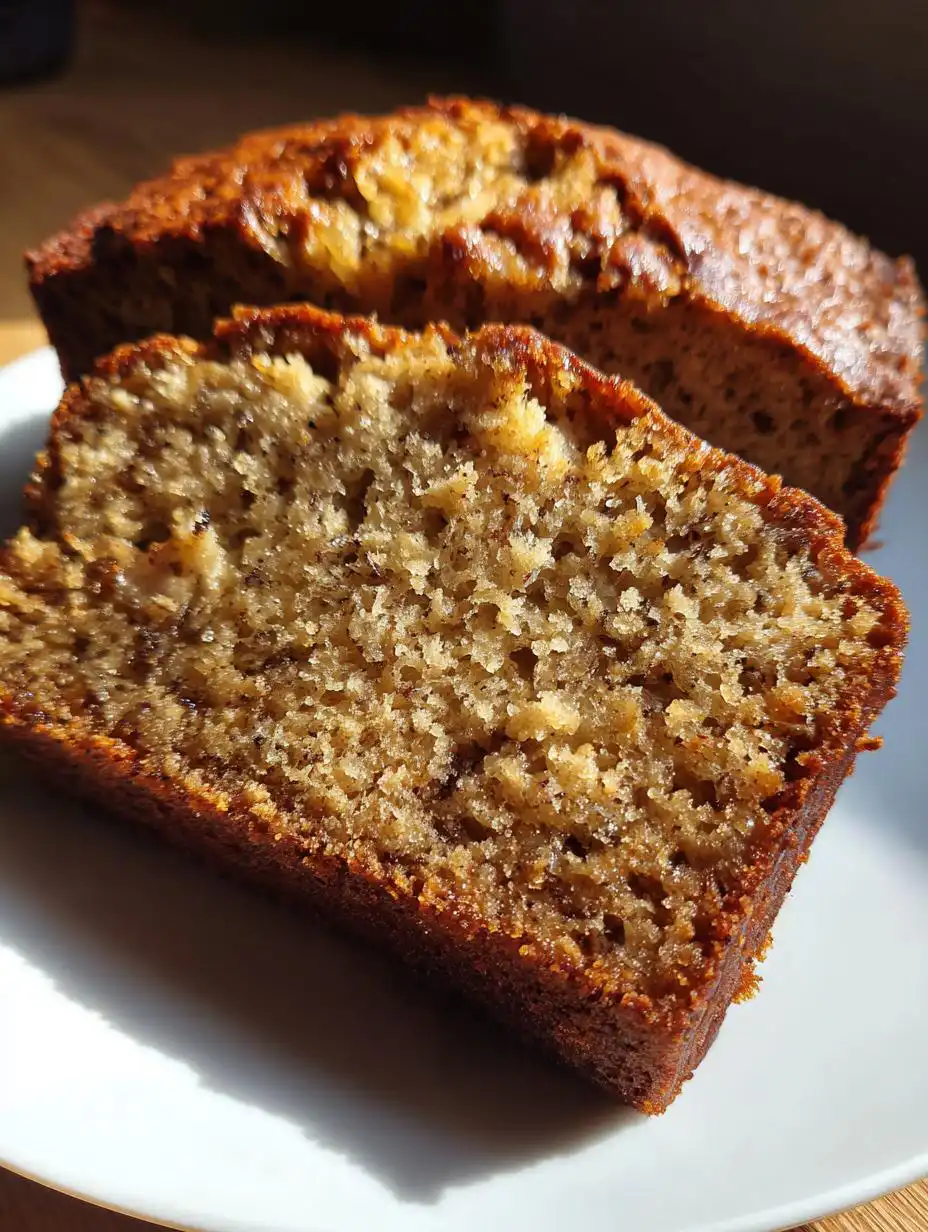 Banana bread with applesauce - detail 2