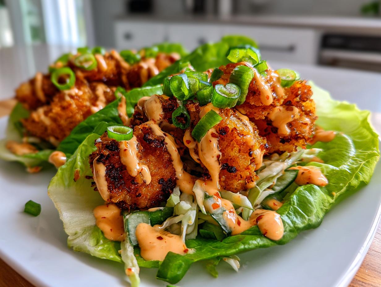 Bang Bang Shrimp Lettuce Wraps: 1 Craveable Meal